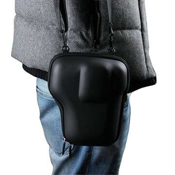 Fits Canon EOS 7D 6D 5D Mark II III IV 5DS R EF 24-105mm f/4 F4 L is USM EF 24-70mm f/2.8L II USM DSLR Lens Kit EVA Hard Storage Carrying Travel Case Cover Bag by Hermitshell