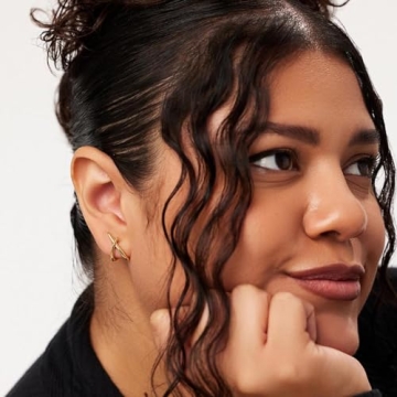 Trendy 14K Gold Stud Earrings for Women