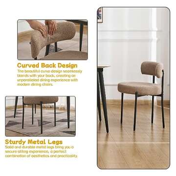 Stylish EDWELL Dining Chairs Set - Comfort & Modern Design