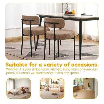 Stylish EDWELL Dining Chairs Set - Comfort & Modern Design