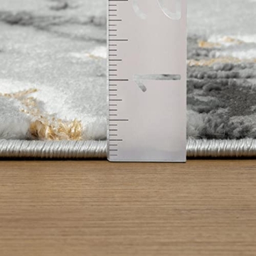 LUXE WEAVERS Ivory Gold 8x10 Area Rug for Modern Homes