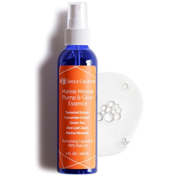SeoulCeuticals Korean Skin Care Essence Toner - Youthful Glow Mist with Cucumber Extract and Marine ...