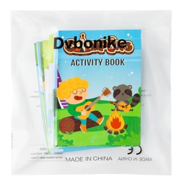 Dvbonike 24Pcs Camping Activity Books for Kids Fun