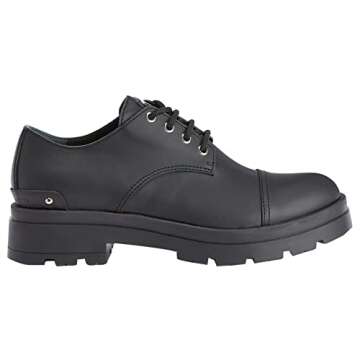 Giuseppe Zanotti, Reepley Lace-up Leather, 11, Black