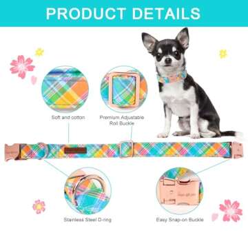 Unique Style Paws Easter Dog Collar - Adjustable for Small to Large Dogs