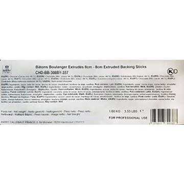 Cacao Barry Bittersweet Chocolate Baking Sticks - 44% Cacao