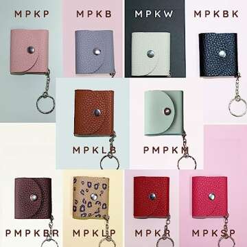 Personalized Mini Leather Photo Keychain and Album