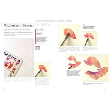 Ready to Paint Watercolour Flowers for All Skill Levels