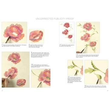 Ready to Paint Watercolour Flowers for All Skill Levels