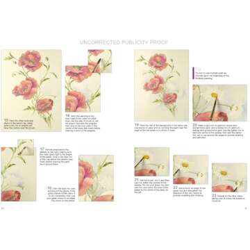 Ready to Paint Watercolour Flowers for All Skill Levels