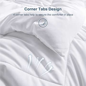 CozyLux All-Season Queen Size Comforter Duvet Insert