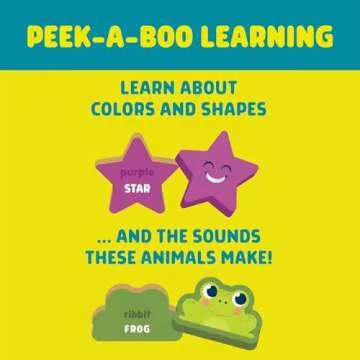 Chuckle & Roar - 2 Pack Shapes and Animals Wooden Puzzles - Fun and Educational Wooden Puzzle for Kids - Develops Fine Motor Skills - 18 Total Wooden Pieces