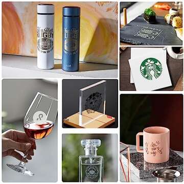 UNIXYZ Colored Laser Engraving Paper for Creative DIY Projects