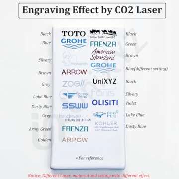 UNIXYZ Colored Laser Engraving Paper for Creative DIY Projects