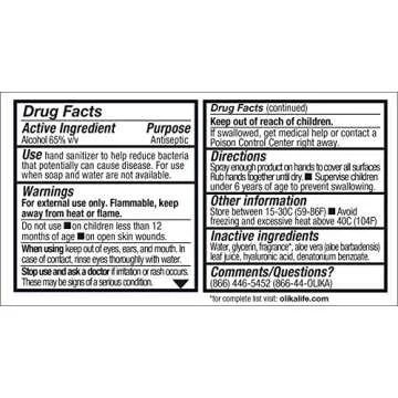 OLIKA Ultra Hydrating Hand Sanitizer Essential Set