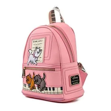 Loungefly Disney Aristocats Piano Kitties Womens Double Strap Shoulder Bag Purse