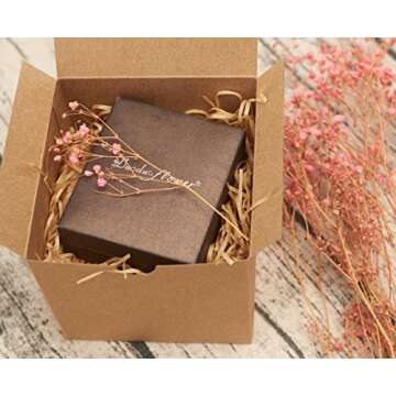 Mesha Small Gift Boxes 4x4 for Weddings & Favors