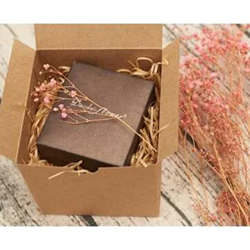 Mesha Small Gift Boxes 4x4 for Weddings & Favors