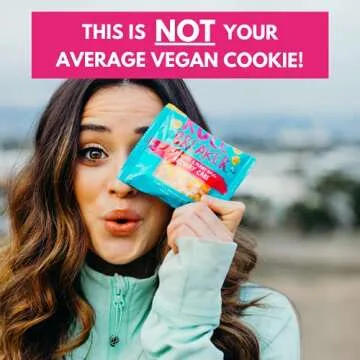 Rule Breakers Vegan Gluten Free Snacks | Birthday Cake Blondie Cookies | Plant-Based, Dairy, Nut, Soy, Allergen Free, Kosher | Soft-Baked, Safe for School Snacks for Kids and Adults (Pack of 4)