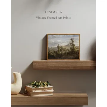 InSimSea Framed Vintage Canvas Wall Art 8x10