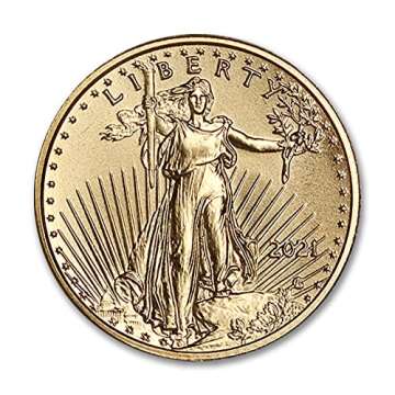 2021 1/10 oz American Eagle Gold Coin with Box