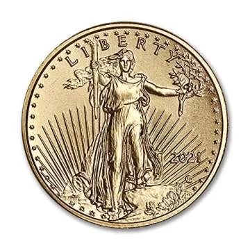 2021 1/10 oz American Eagle Gold Coin with Box