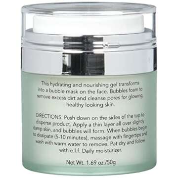 e.l.f. Hydrating Bubble Mask for Glowing Healthy Skin