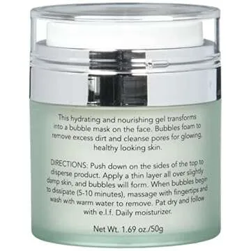 e.l.f. Hydrating Bubble Mask for Glowing Healthy Skin