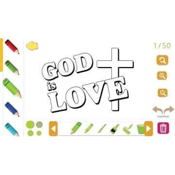 A+ Bible Coloring Book Plus for All Ages and Creativity