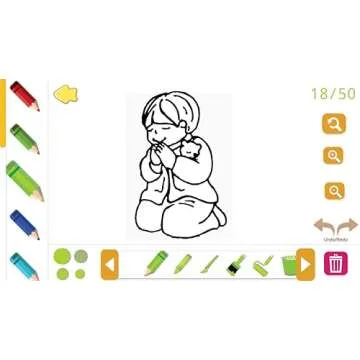 A+ Bible Coloring Book Plus for All Ages and Creativity