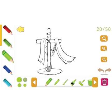 A+ Bible Coloring Book Plus for All Ages and Creativity