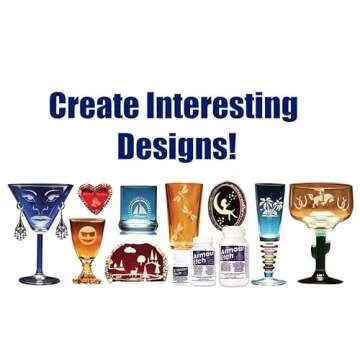 Glass Etching Secrets Cream Kit: Easy Personalization