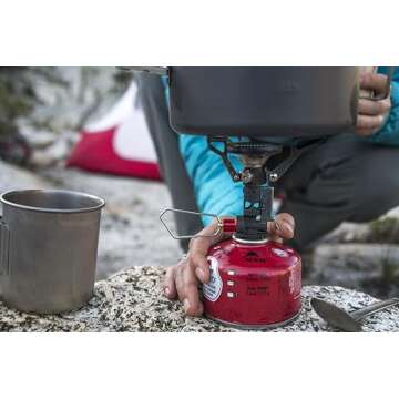 MSR PocketRocket Deluxe Ultralight Camping Stove