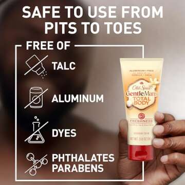 Old Spice Whole Body Deodorant for Men, Total Body Deodorant, Vanilla + Shea, Aluminum Free Deodorant Cream for 24/7 Freshness // Dermatologist Tested Whole Body Deodorant, 3.0 oz