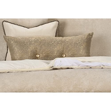 F Scott Fitzgerald Cream Duvet Cover Set Queen 6 Piece