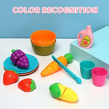 Play Kitchen Sink Toys Set with Running Water for Toddlers, Electric Toddler Kitchen Dishwasher Playing Toy, Pretend Role Toys with Automatic Water Cycle System for Kids Boys Girls