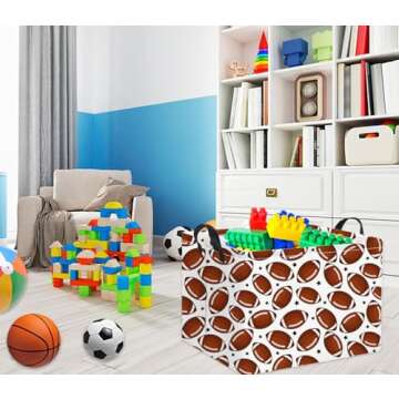 Cute Football Storage Basket for Kids - TIBAOLOVER