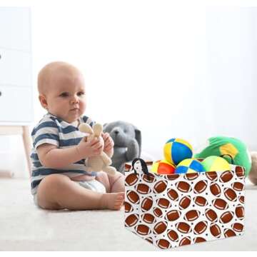 Cute Football Storage Basket for Kids - TIBAOLOVER