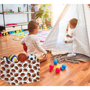 Cute Football Storage Basket for Kids - TIBAOLOVER