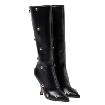 Stylish Arqa Knee High Stiletto Boots for Women