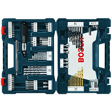 Bosch MS4091 91-Piece Drilling Set with Case for Versatility
