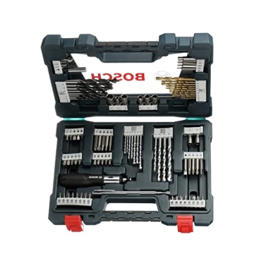 Bosch MS4091 91-Piece Drilling Set with Case for Versatility
