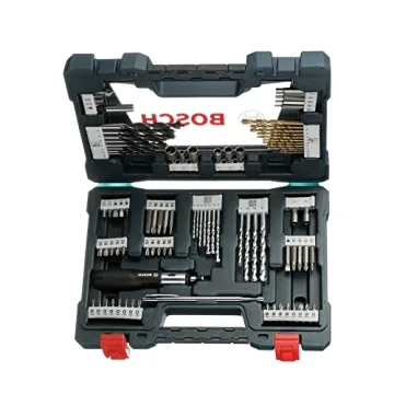 Bosch MS4091 91-Piece Drilling Set with Case for Versatility