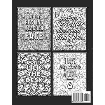 Teacher Swear Word Coloring Book: A Swear Word Coloring Book for Teachers, Funny Adult Coloring Book...