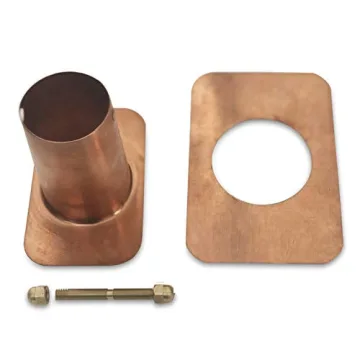 Monarch Rain Chains Pure Copper Gutter Adapter for Rain Chains