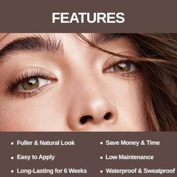 Lash Color Kit - Professional Eyelash and Brow Color Set with Natural Black Effects, Lasts 6 Weeks, Safe & Easy to Use for Salon Home (7ml)