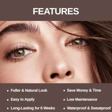 Lash Color Kit - Professional Eyelash and Brow Color Set with Natural Black Effects, Lasts 6 Weeks, Safe & Easy to Use for Salon Home (7ml)