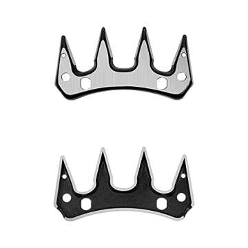 Dragro Sheep Clippers Replacement Blades, Professional Stainless Steel Clipper Blades for Thick Coat Animals