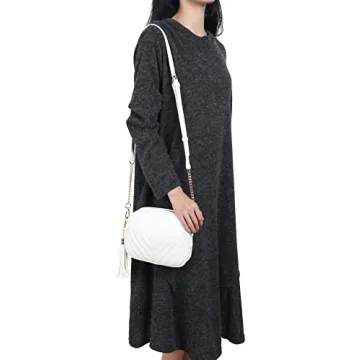 Trendy lola mae Quilted Crossbody Bag for Women