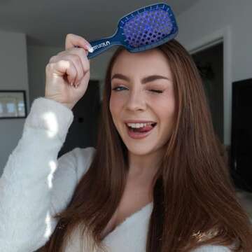 UNbrush Mini Holiday Hair Brush for All Hair Types - Perfect Gift